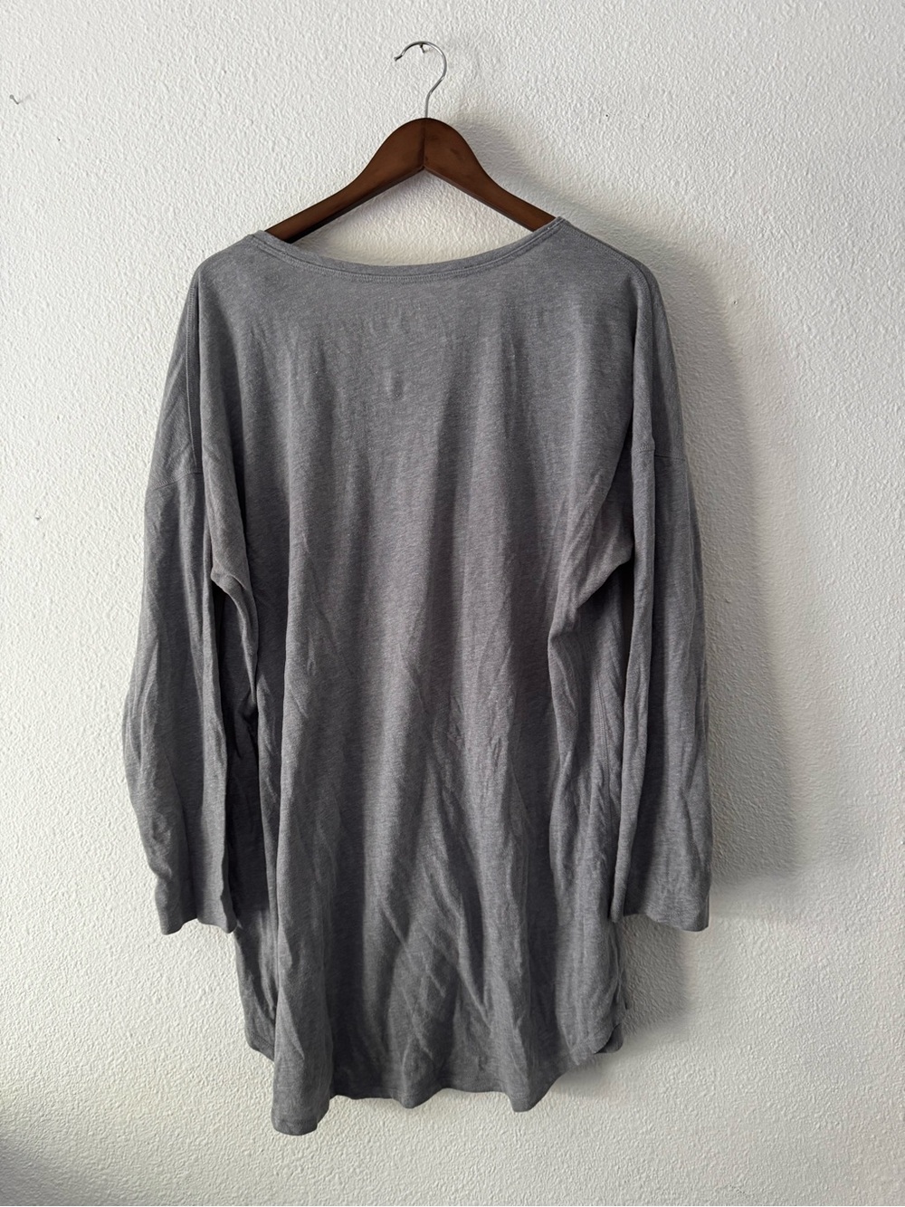 Victoria’s Secret XL Grey Pink Heart Sleep Lounge Tee Cozy Loungewear Sleepwear - Picture 10 of 12